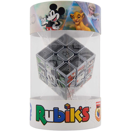 Rubik's - Disney 100th Anniversary Metallic Platinum 3x3 Rubiks Cube
