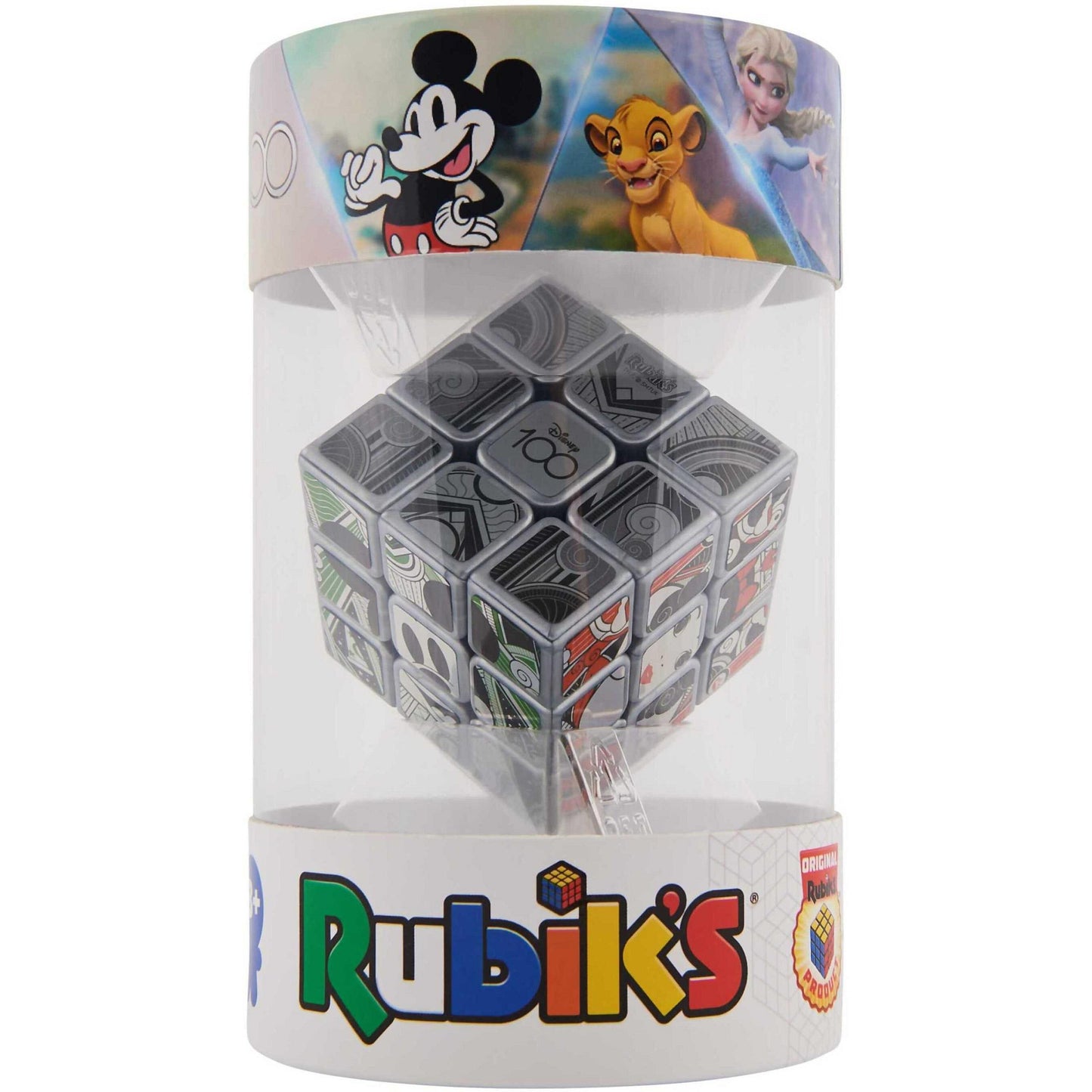 Rubik's - Disney 100th Anniversary Metallic Platinum 3x3 Rubiks Cube