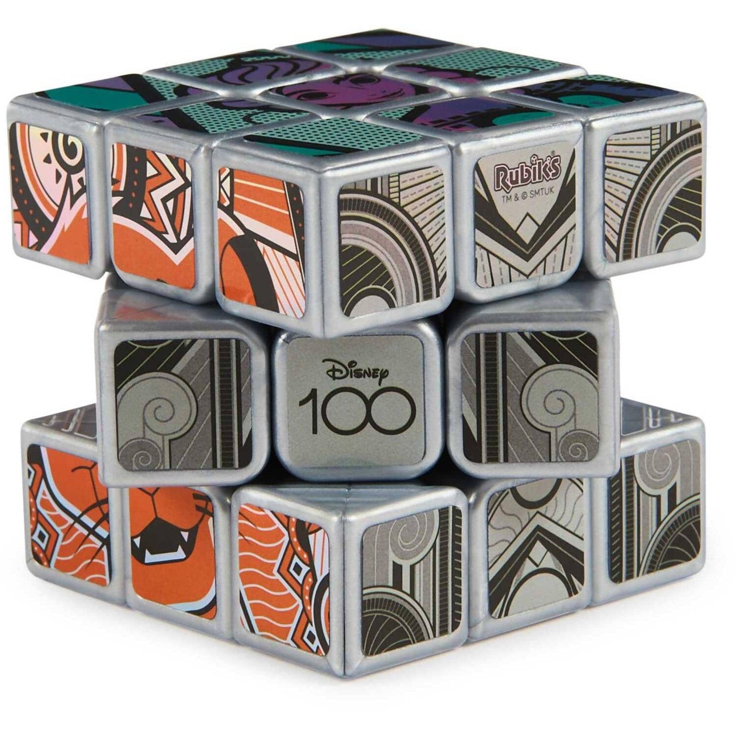 Rubik's - Disney 100th Anniversary Metallic Platinum 3x3 Rubiks Cube