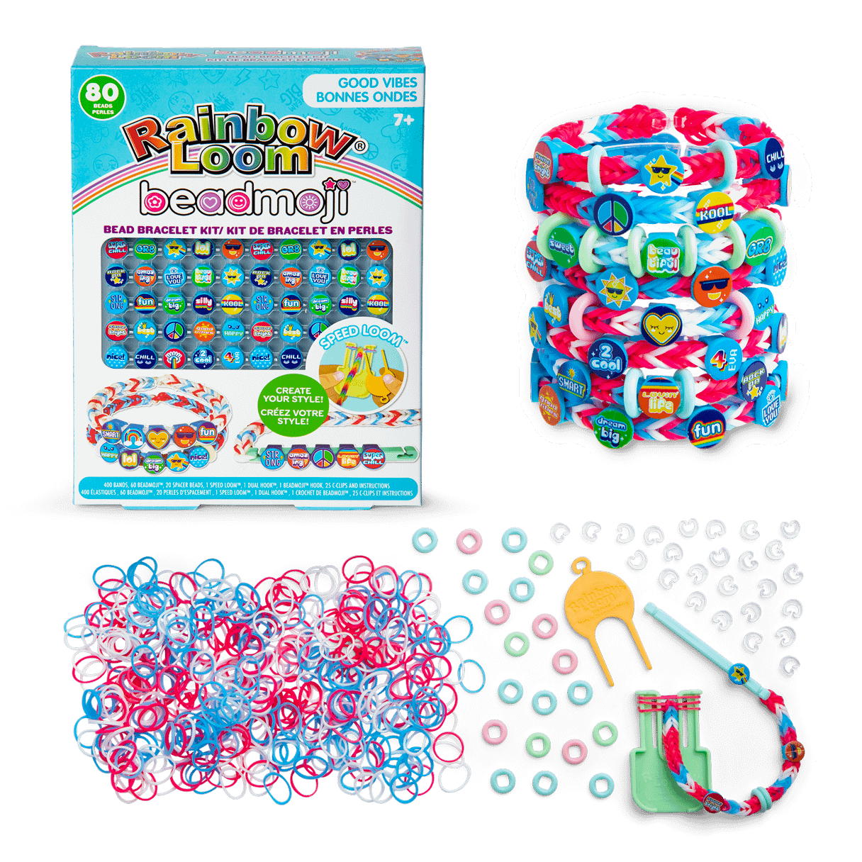 Rainbow Loom - Beadmoji Bracelet Kit - Good Vibes