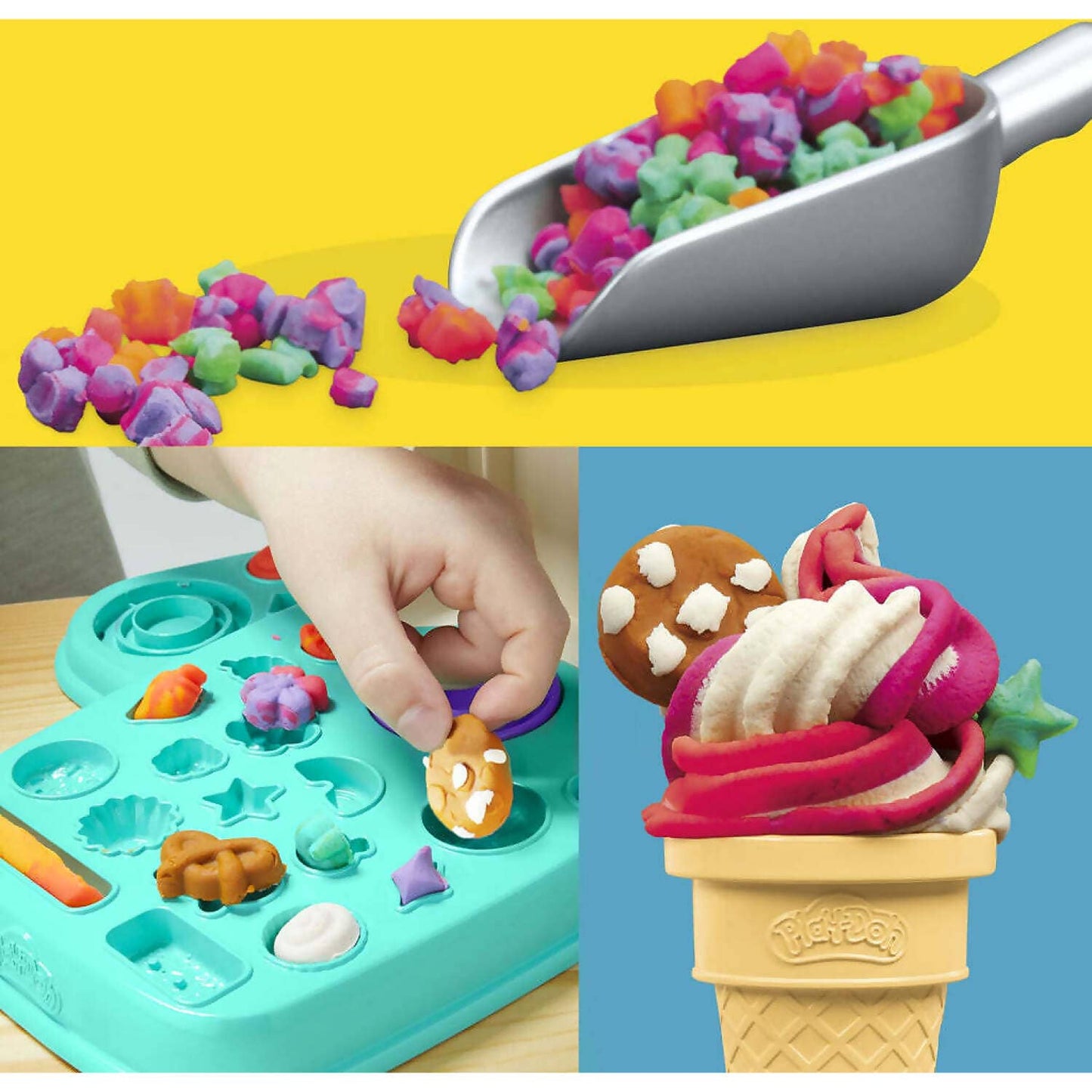 Play-Doh - Rainbow Swirl Ice Cream Playset