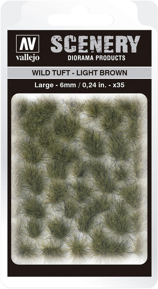 Vallejo 6mm Wild Tuft - Light Brown Diorama Accessory