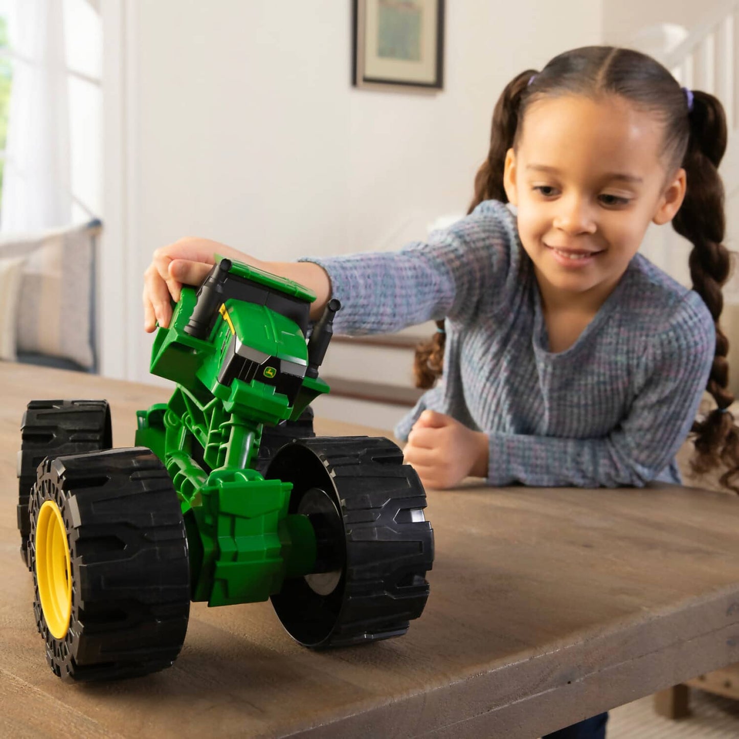 John Deere - Monster Treads 12-inch All Terrain Tractor Toy