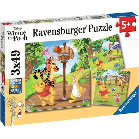 Ravensburger - Disney Winnie The Pooh - Sports Day Jigsaw Puzzle 3 X 49pc