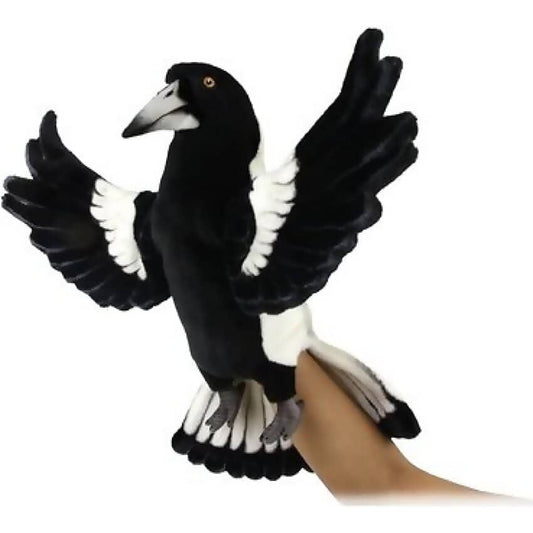 Hansa - Magpie Puppet 28cm Plush