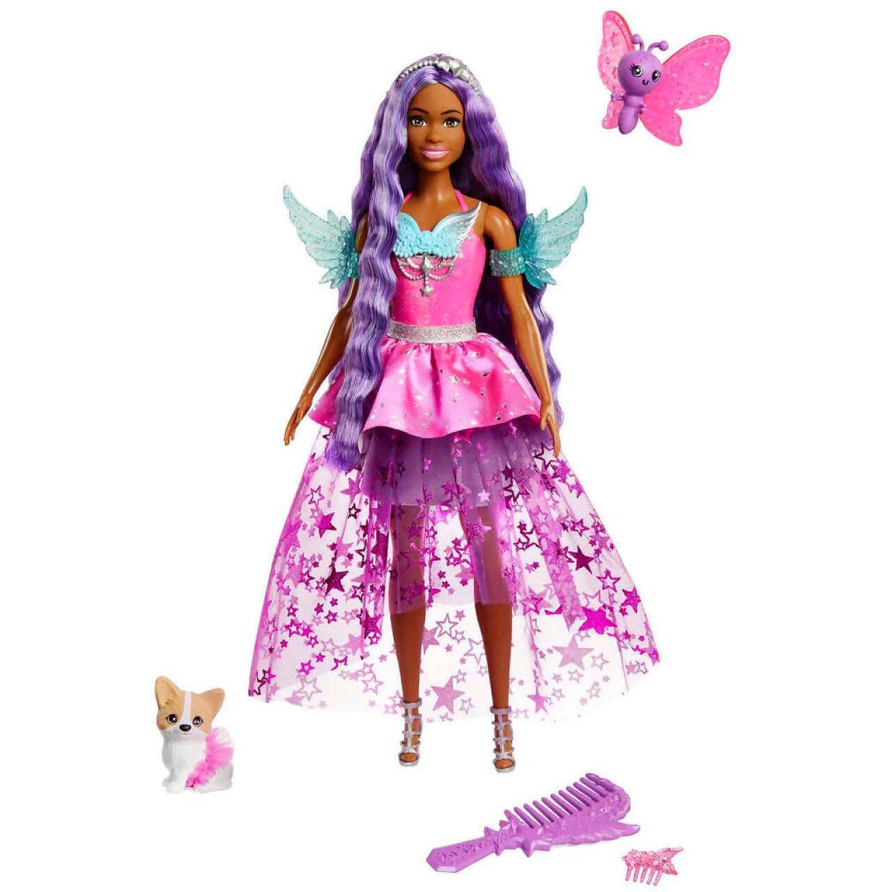 Barbie - A Touch Of Magic Brooklyn Doll - Pink/purple - Mattel