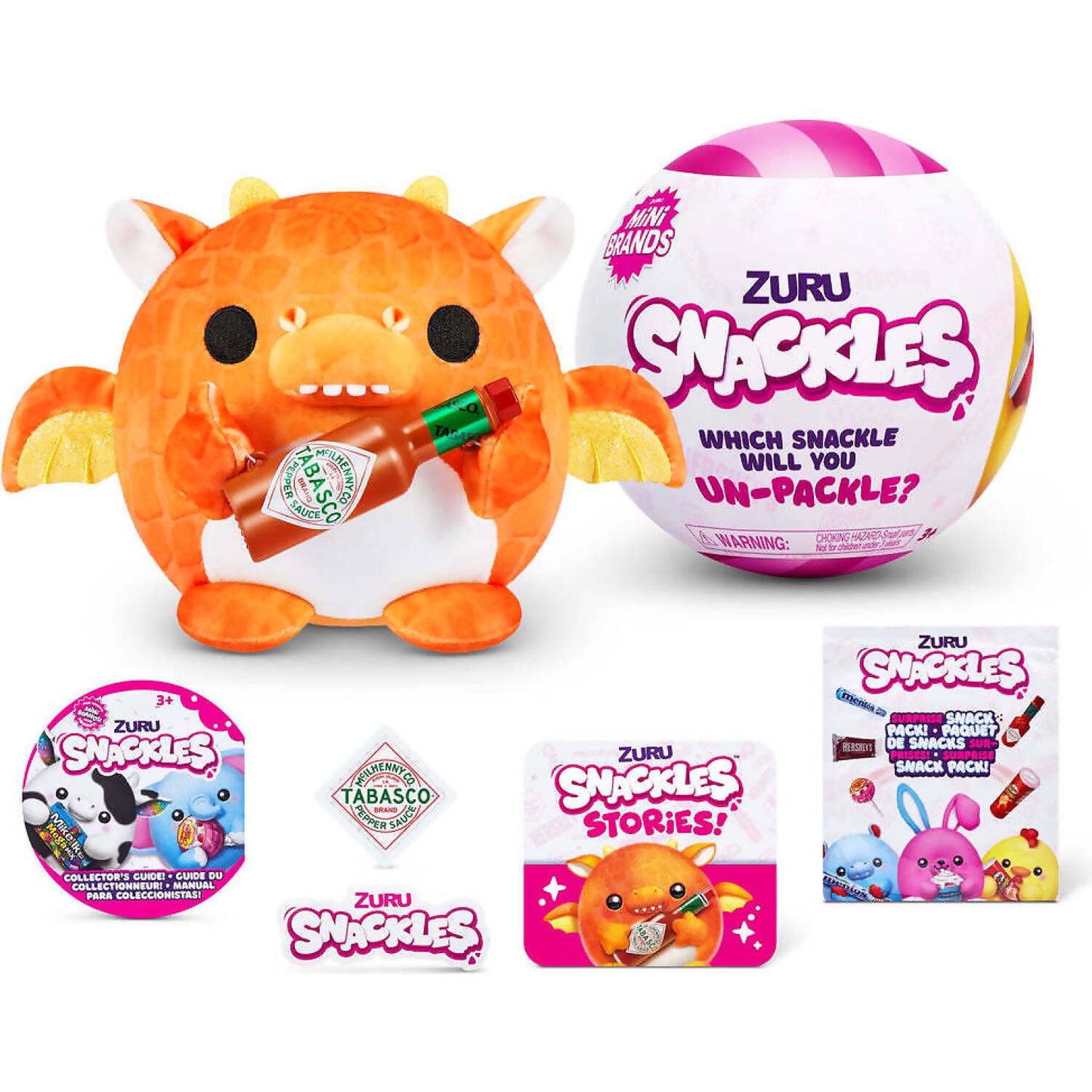 Zuru - Mini Brands Snackles Plush Series 1 Blind Capsule