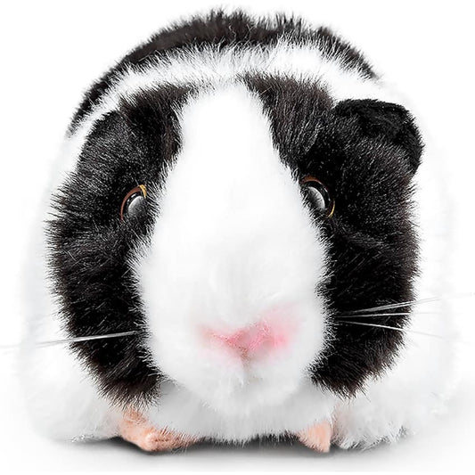 Living Nature - Black Guinea Pig With Sound 20cm Plush (Includes non-replaceable button batteries)