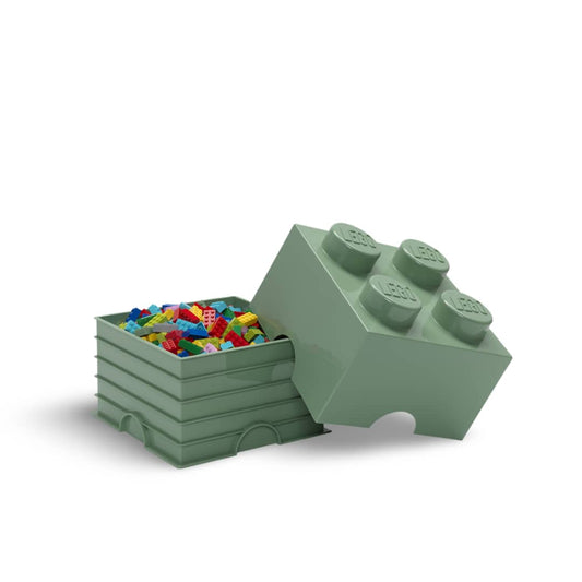 LEGO Storage Brick 4 Sage Green - Room Copenhagen