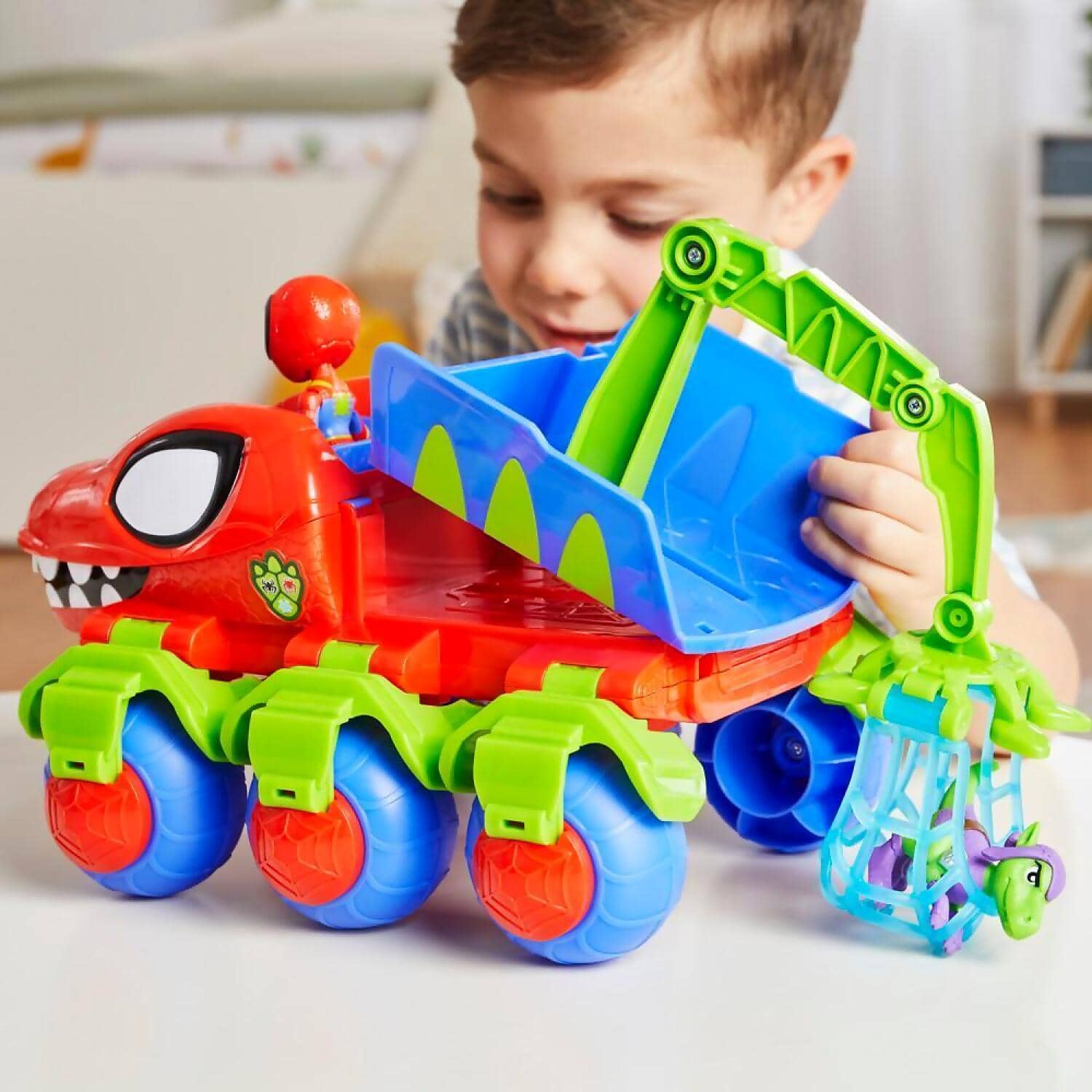 Marvel - Spidey And His Amazing Friends Dino-webs Crawler Vehicle - Hasbro