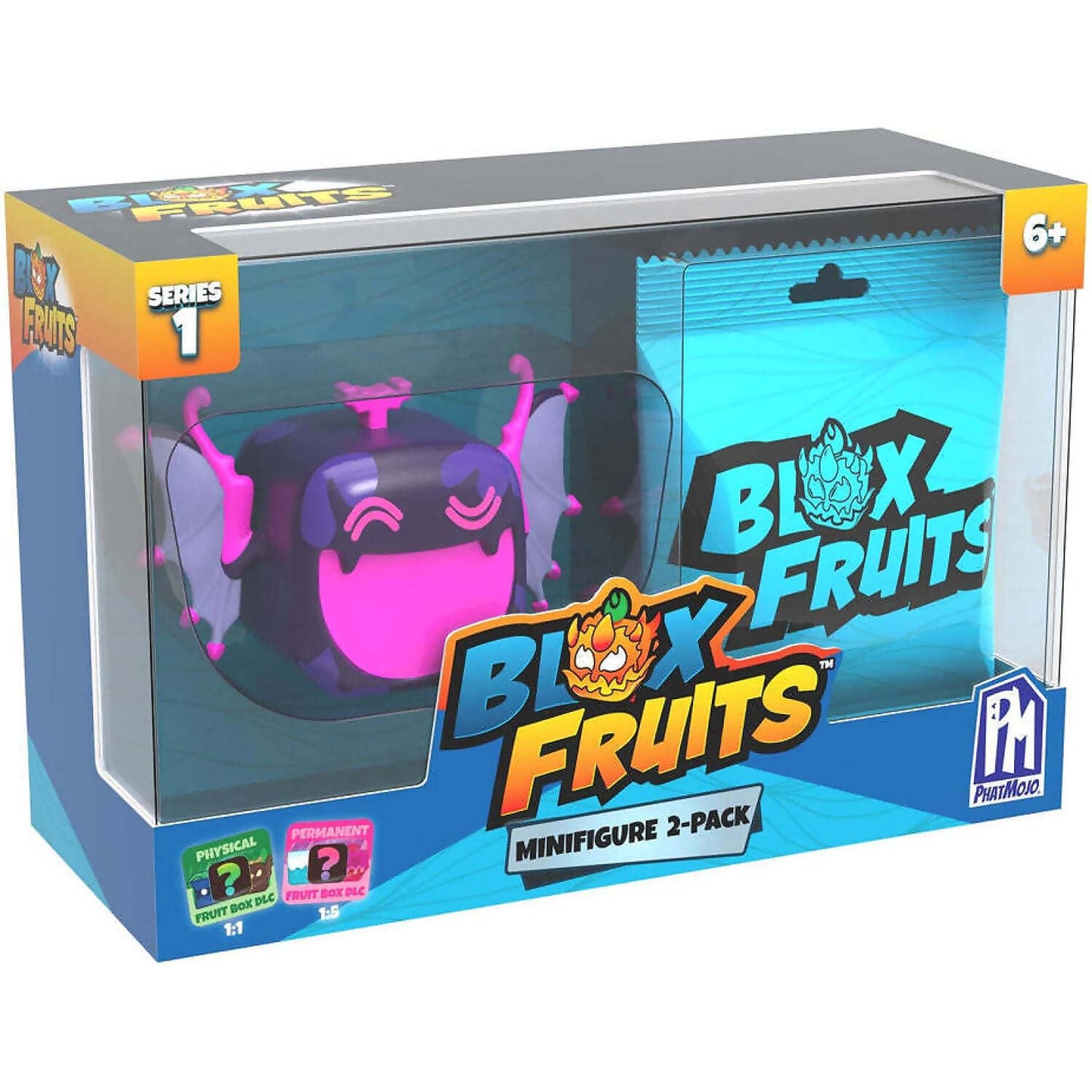 Phatmojo - Blox Fruits 1.5-inch Mini Figure 2pk With DLC Code Blind Box