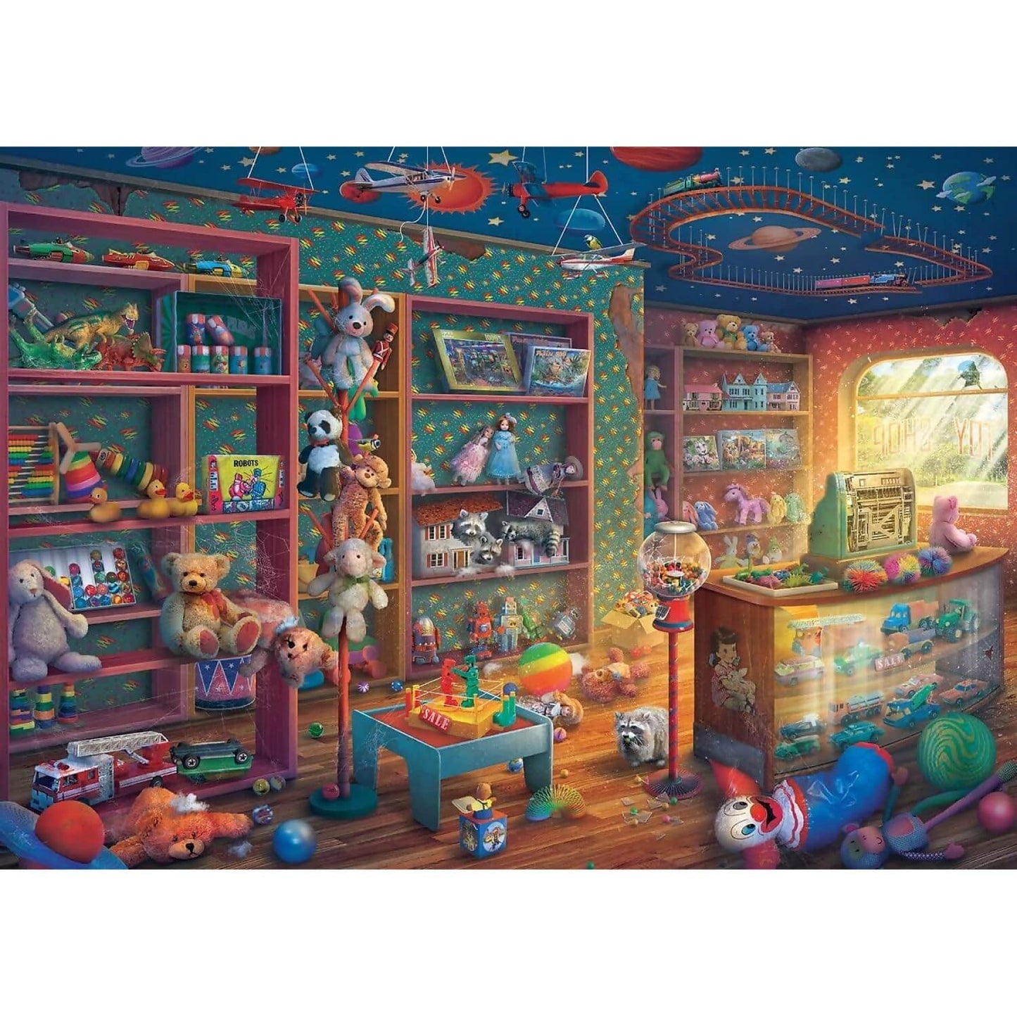 Ravensburger - Abandoned Places Tattered Toy Store Jigsaw Puzzle 1000 Pieces