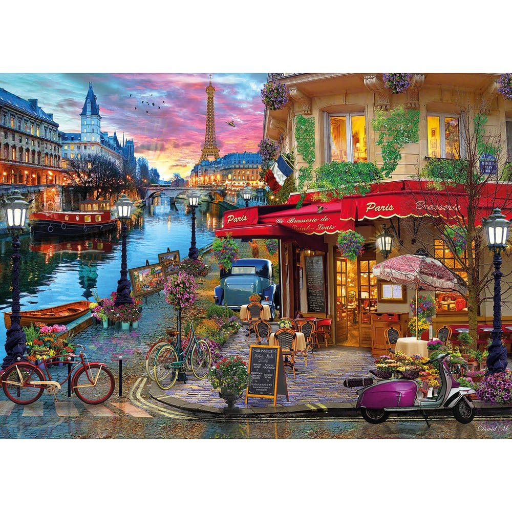 Gibsons - Sunset On The Seine - Jigsaw Puzzle 1000 Pieces