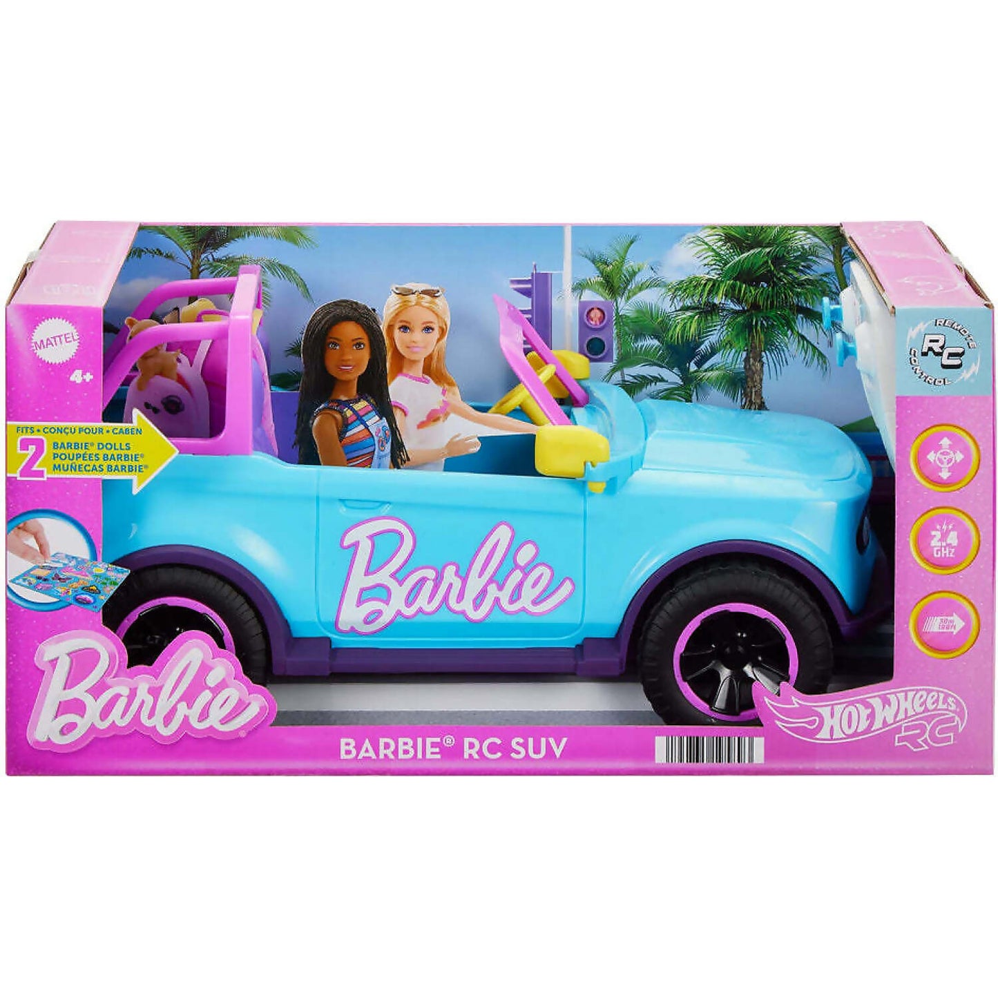 Hot Wheels - Barbie Rc Suv Vehicle - Mattel