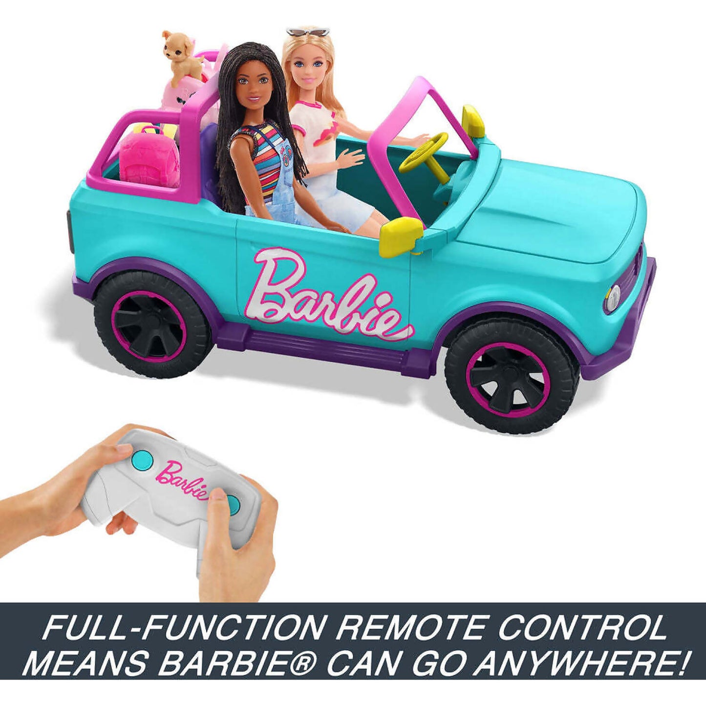 Hot Wheels - Barbie Rc Suv Vehicle - Mattel