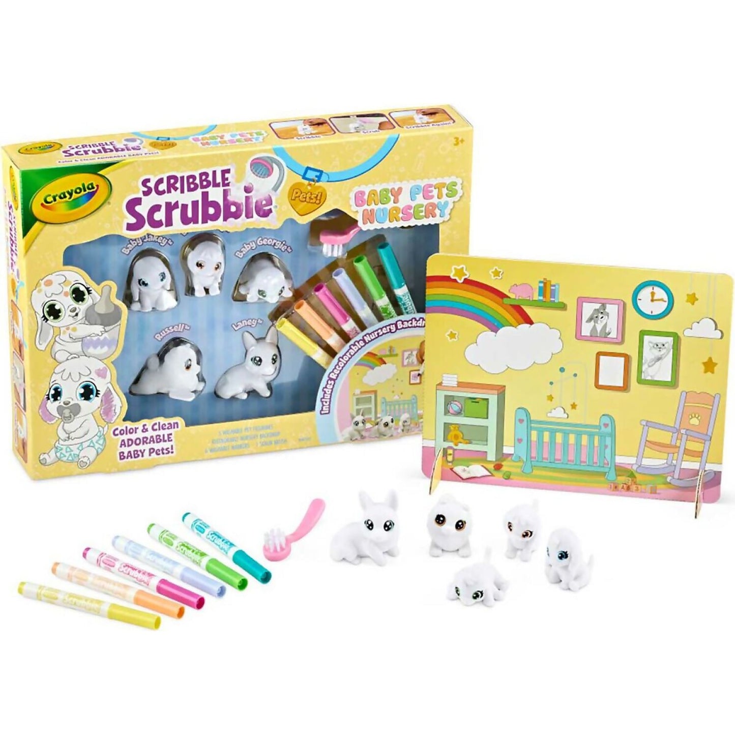 Crayola - Scribble Scrubbie Pets Baby Pets Nursery