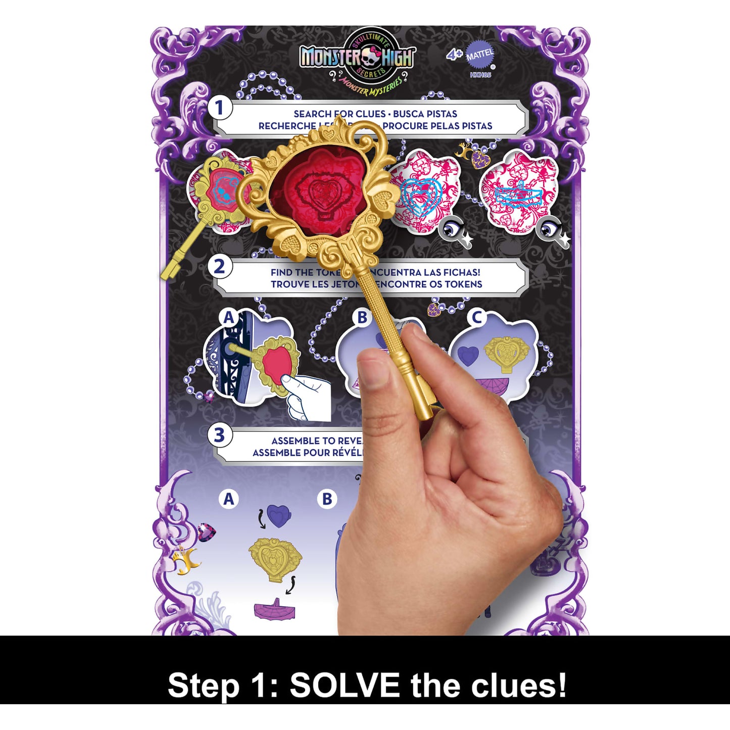 Monster High - Skulltimate Secrets Monster Mysteries Playset Clawdeen Wolf Doll With 19+ Surprises - Mattel
