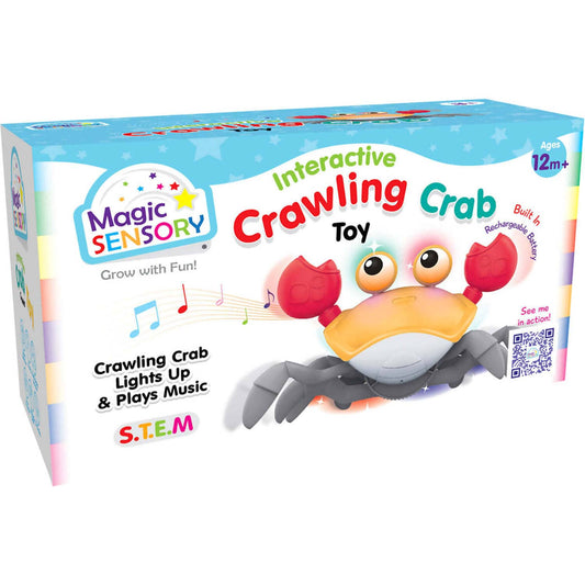 Magic Sensory - Orange Interactive Crawling Crab