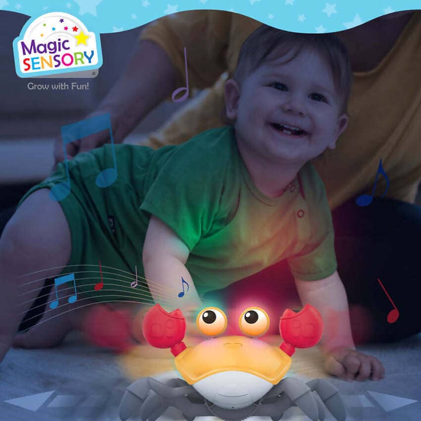 Magic Sensory - Orange Interactive Crawling Crab
