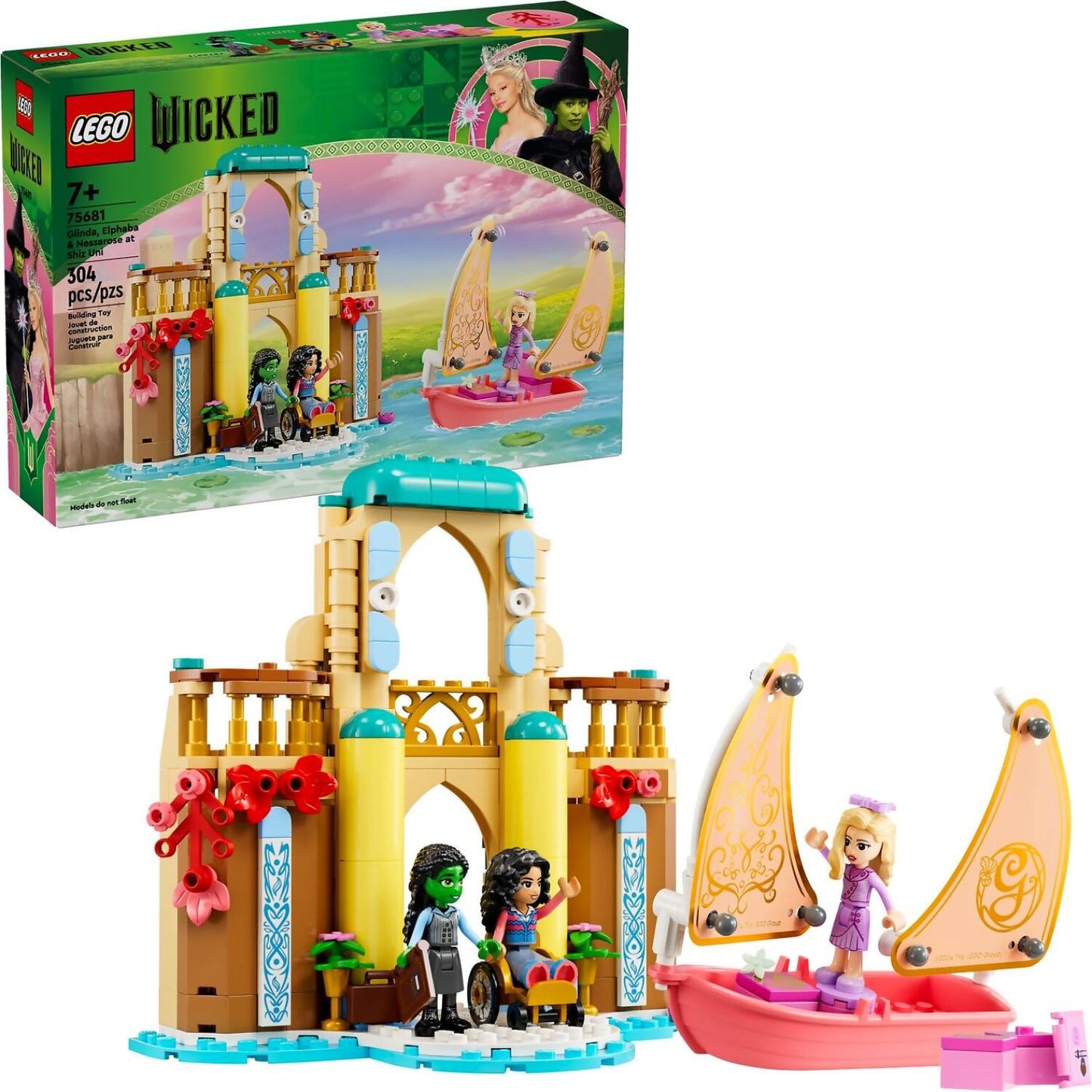 LEGO 75681 Glinda Elphaba & Nessarose at Shiz University - Wicked