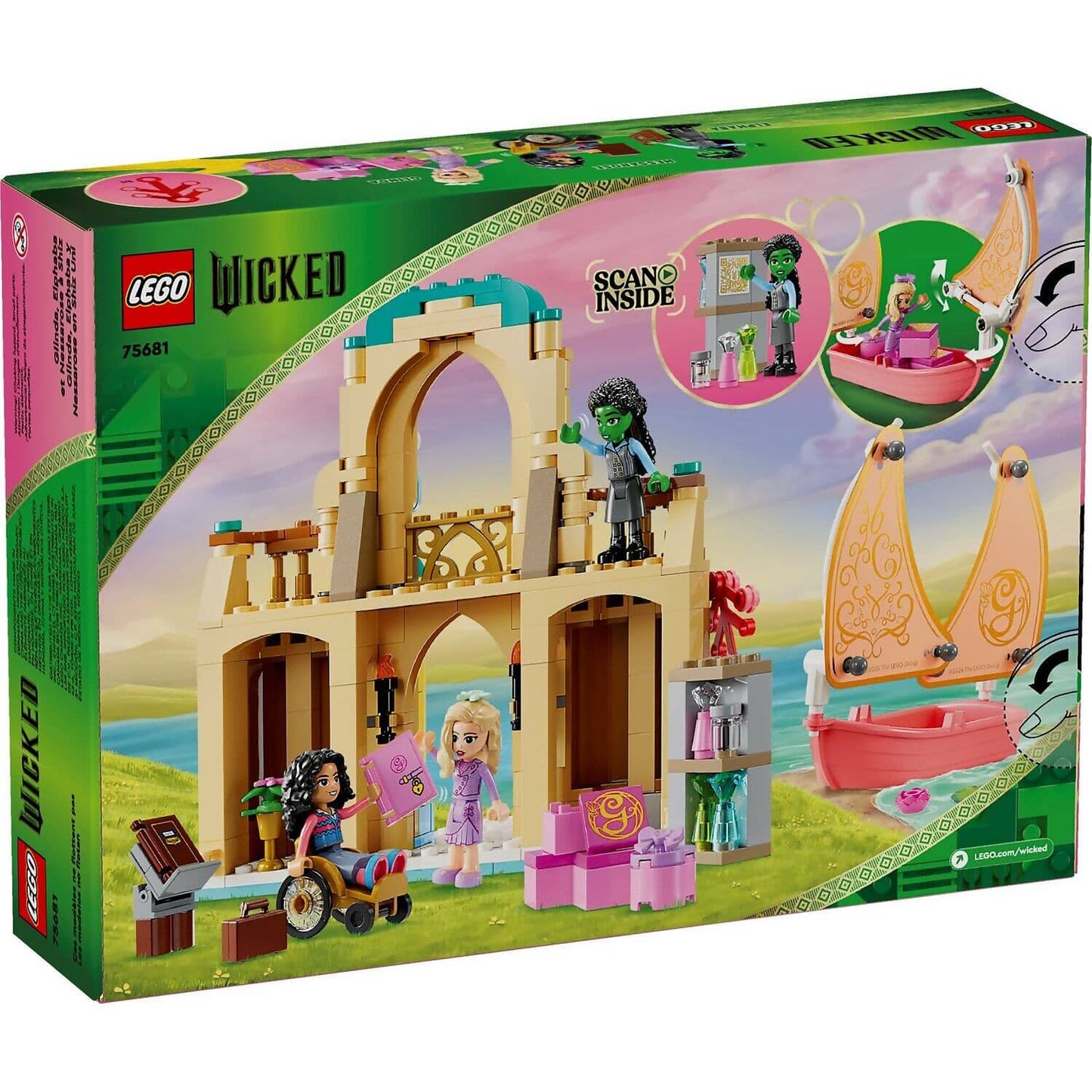 LEGO 75681 Glinda Elphaba & Nessarose at Shiz University - Wicked