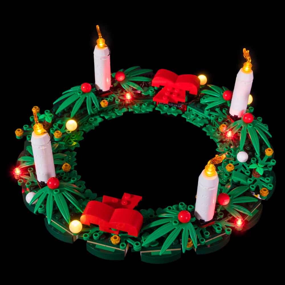 Light My Bricks - LIGHT KIT for LEGO Christmas Wreath 40426