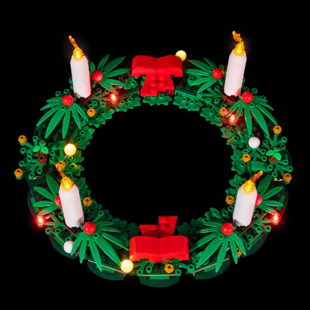 Light My Bricks - LIGHT KIT for LEGO Christmas Wreath 40426
