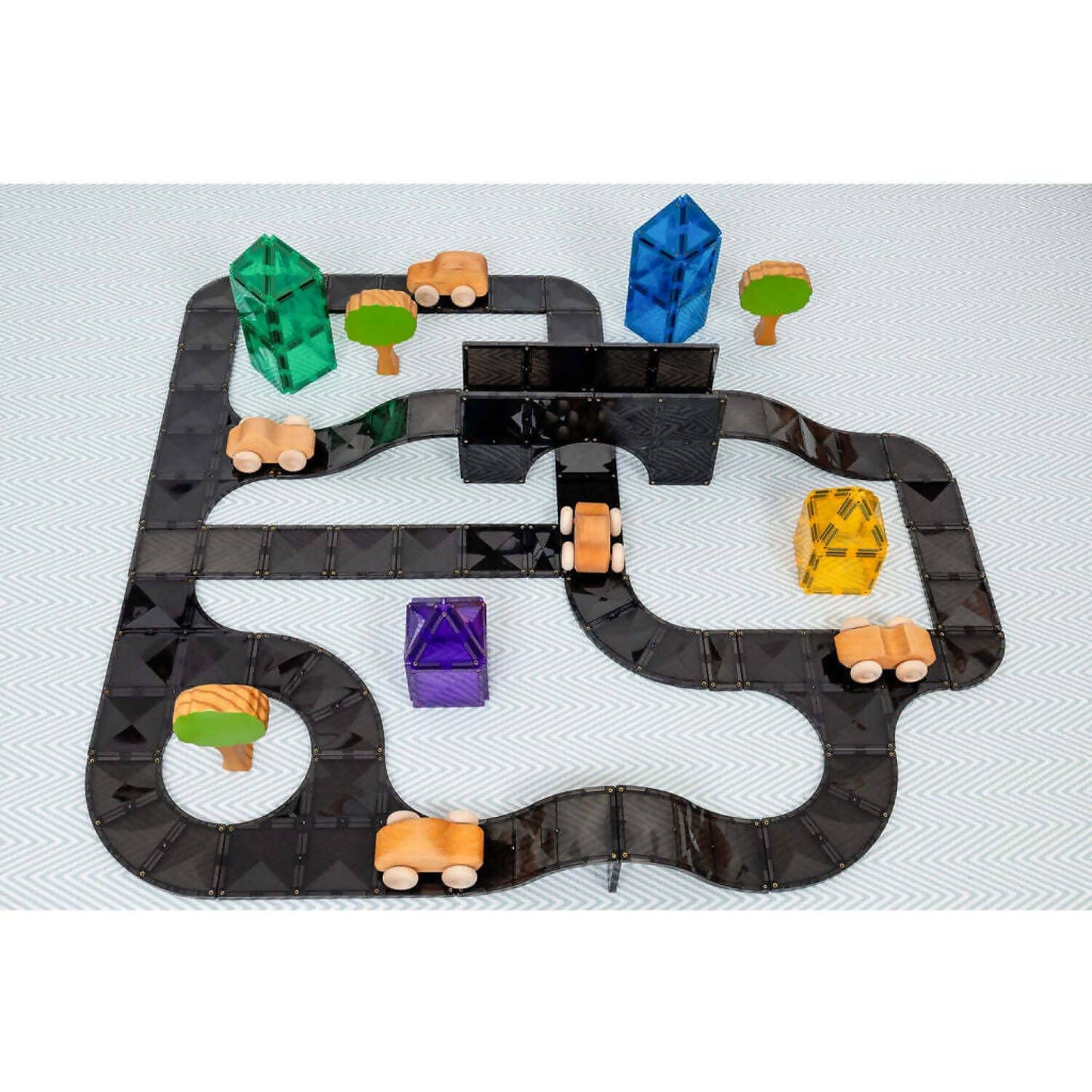 Connetix - Magnetic Tiles 48 Piece Creative Roads Pack