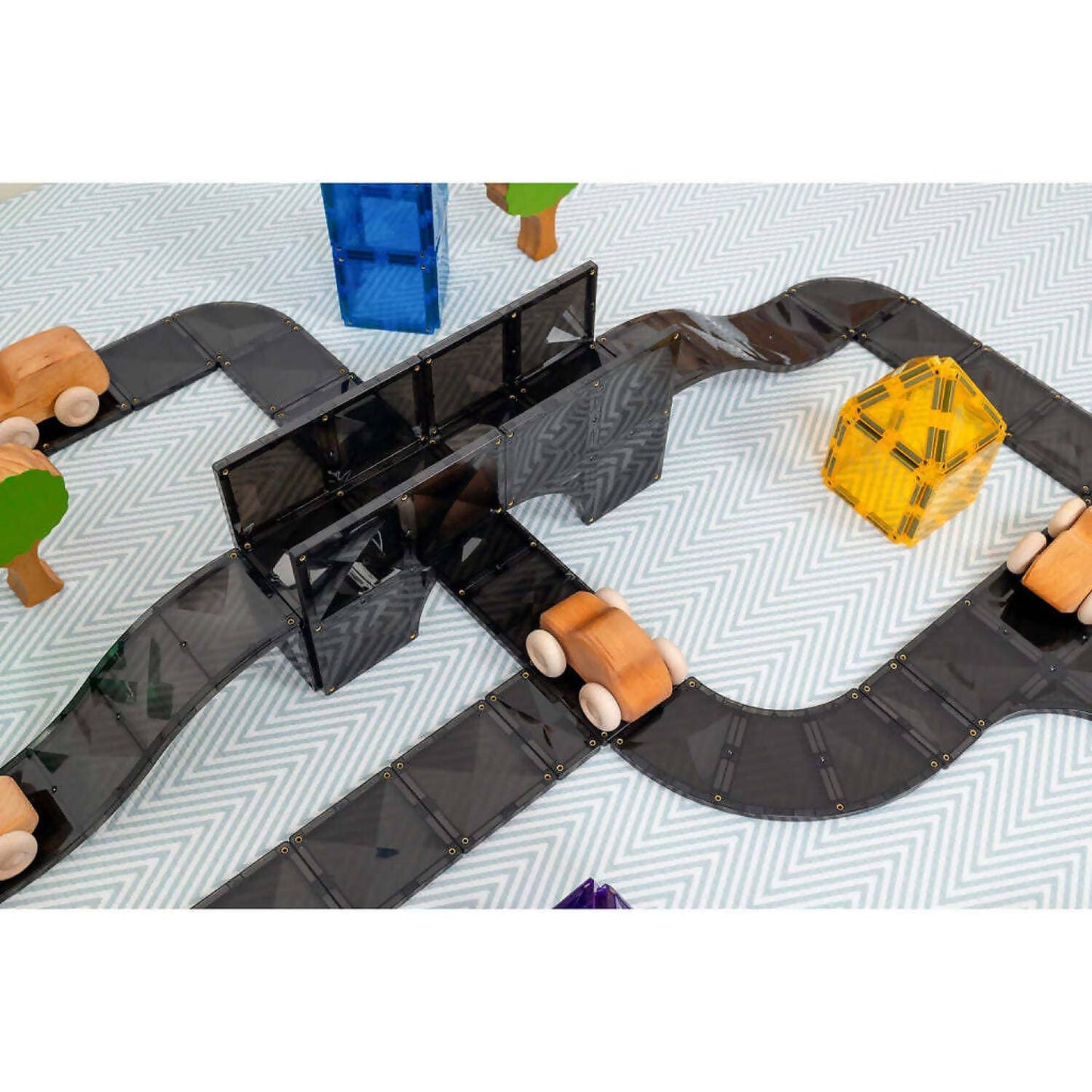 Connetix - Magnetic Tiles 48 Piece Creative Roads Pack