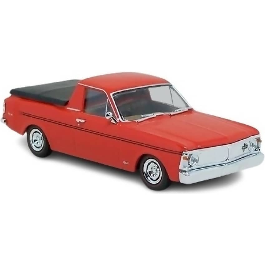DDA Collectibles - 1:43 Scale - 1971 XY Ford Falcon Ute Vermillion Fire - Diecast Model