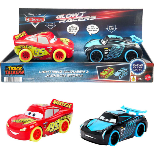 Disney Pixar Cars - Glow Racers Lightning Mcqueen & Jackson Storm