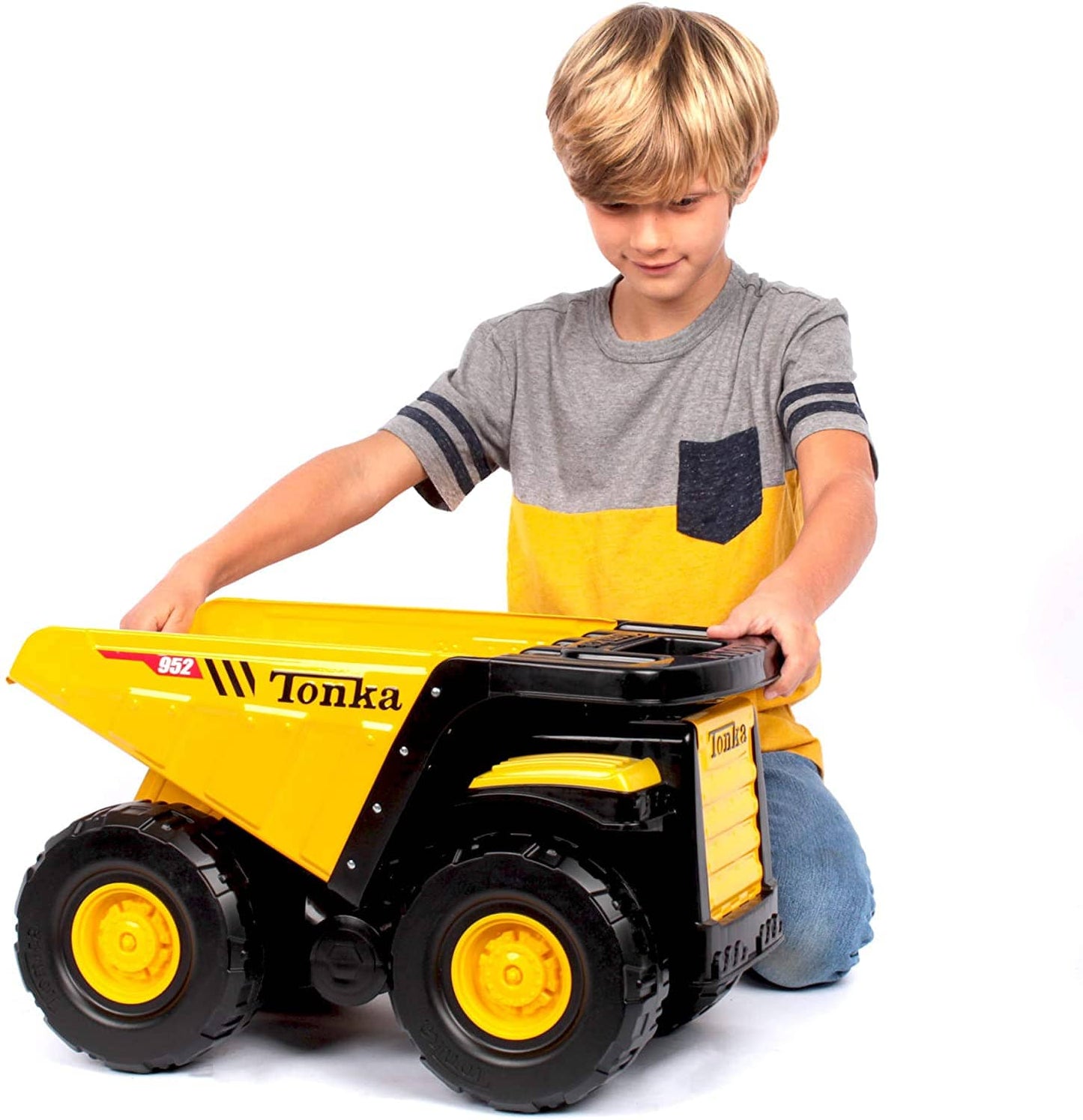 TONKA - Steel Classics Toughest Mighty Dump Truck Basic Fun