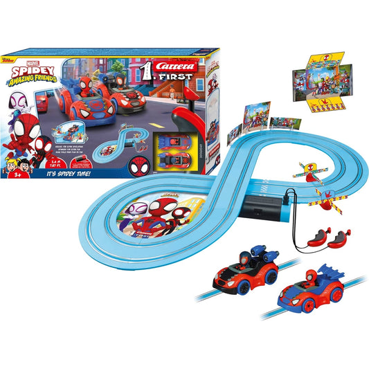Carrera First - Spidey - Its Spidey Time! - Slot Car Track Set