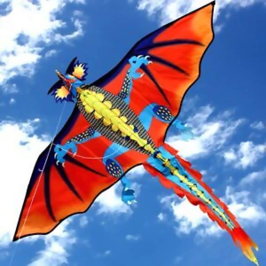 Windspeed - Fire Dragon Single String Kites For Kids