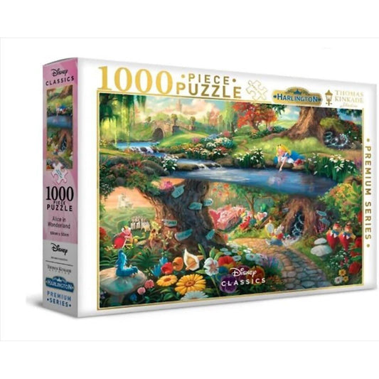 Harlington - Thomas Kinkade Disney Alice in Wonderland Jigsaw Puzzle 1000pc