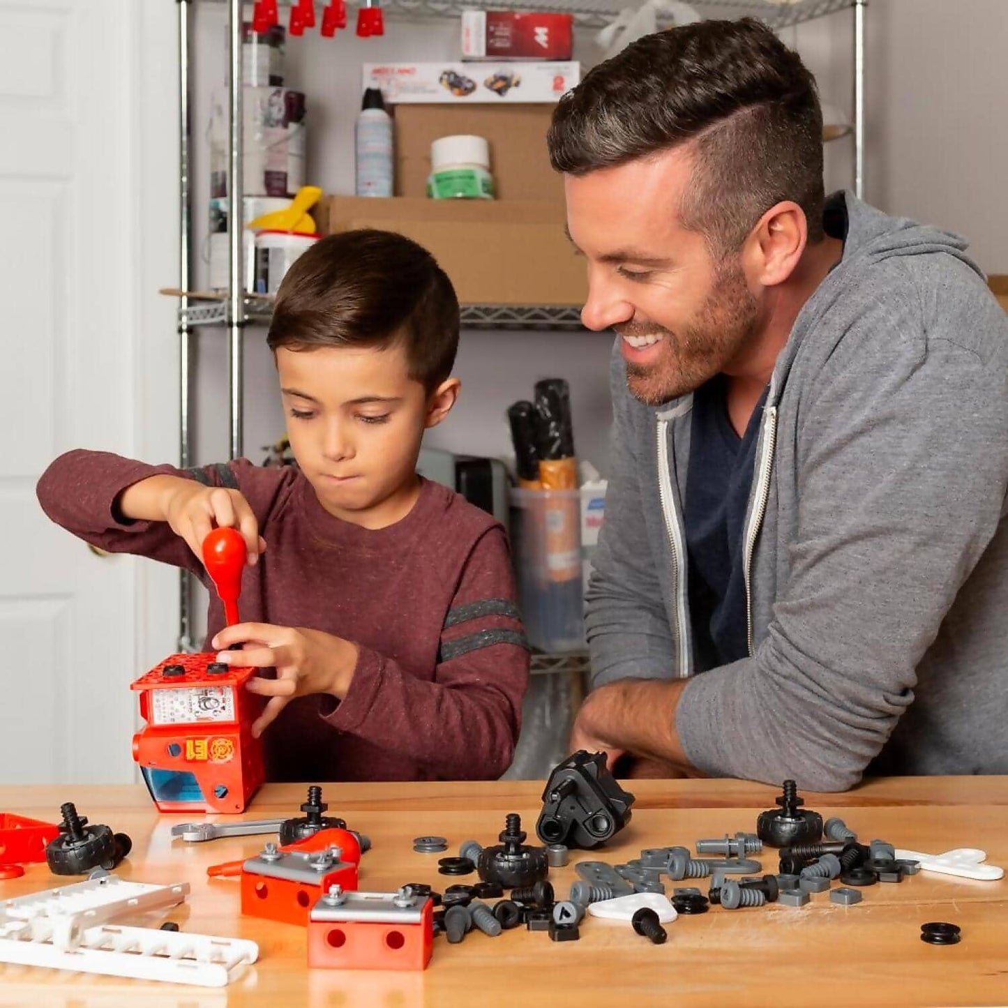 Mecccano Junior - Rescue Fire Truck With Lights And Sounds Model Building Kit