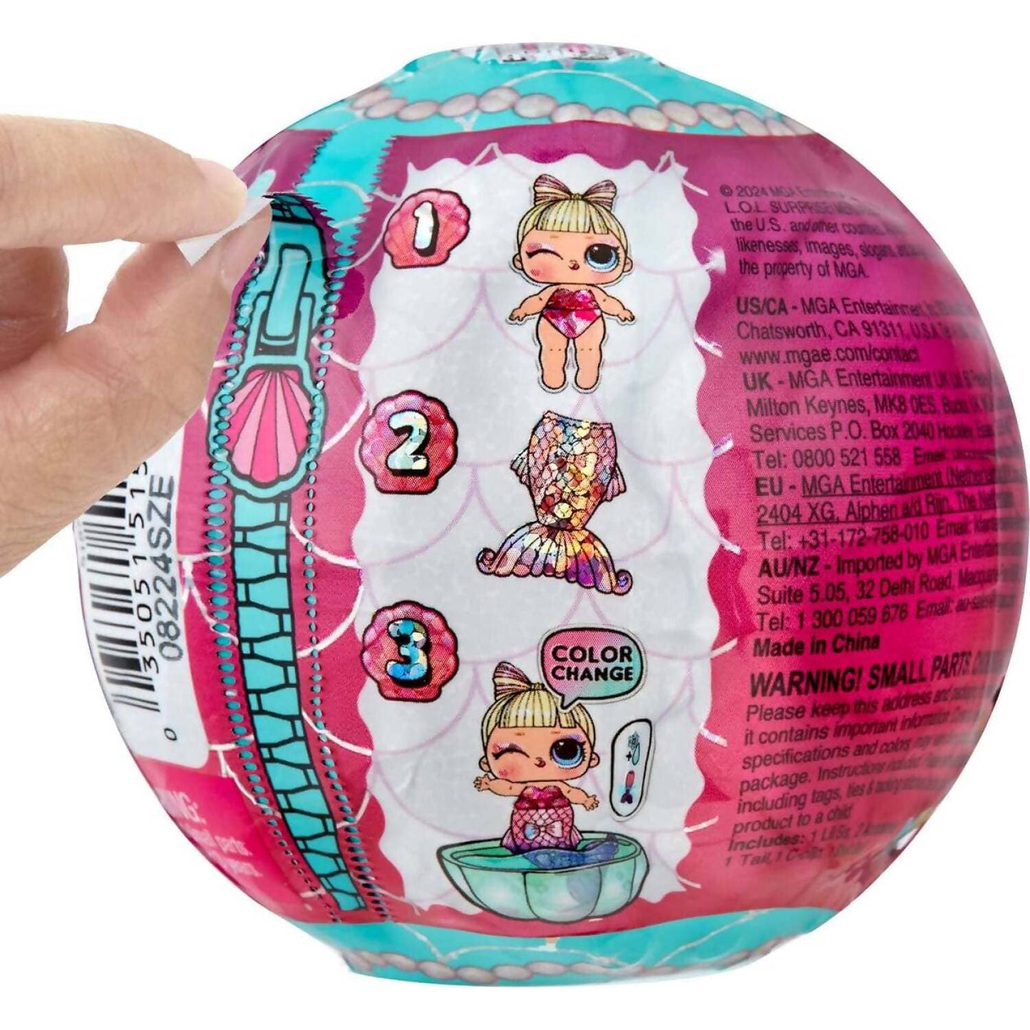 Lol Surprise! Mermaids! Baby Sisters With Color Change Tails