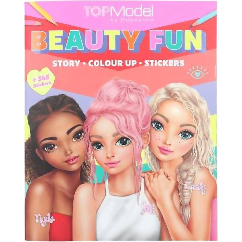 Topmodel - Colouring Book Beauty Fun