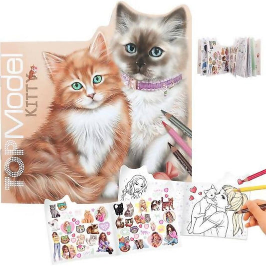 Topmodel - Colouring Book Kitty