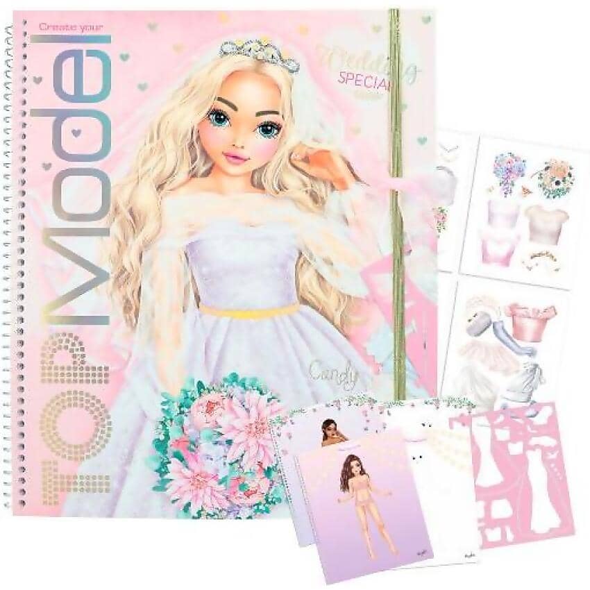 Topmodel - Create Your Wedding Special Colouring Book