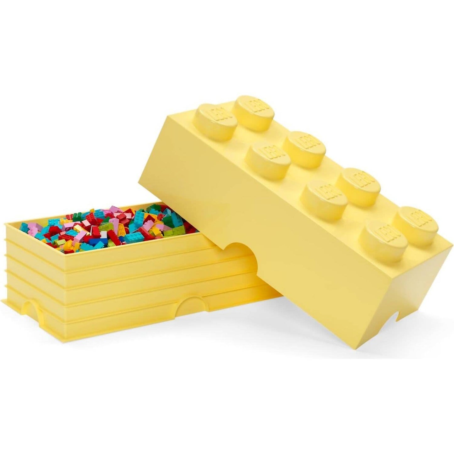 LEGO Storage Brick 8 Studs Cool Yellow - Room Copenhagen