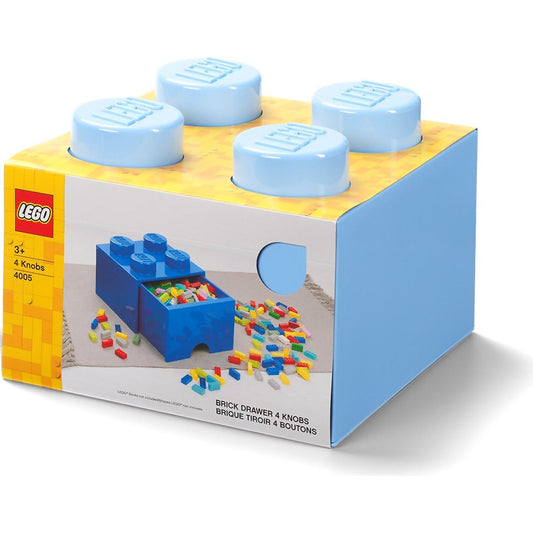 LEGO Storage Brick Drawer 4 Studs Light Blue - Room Copenhagen