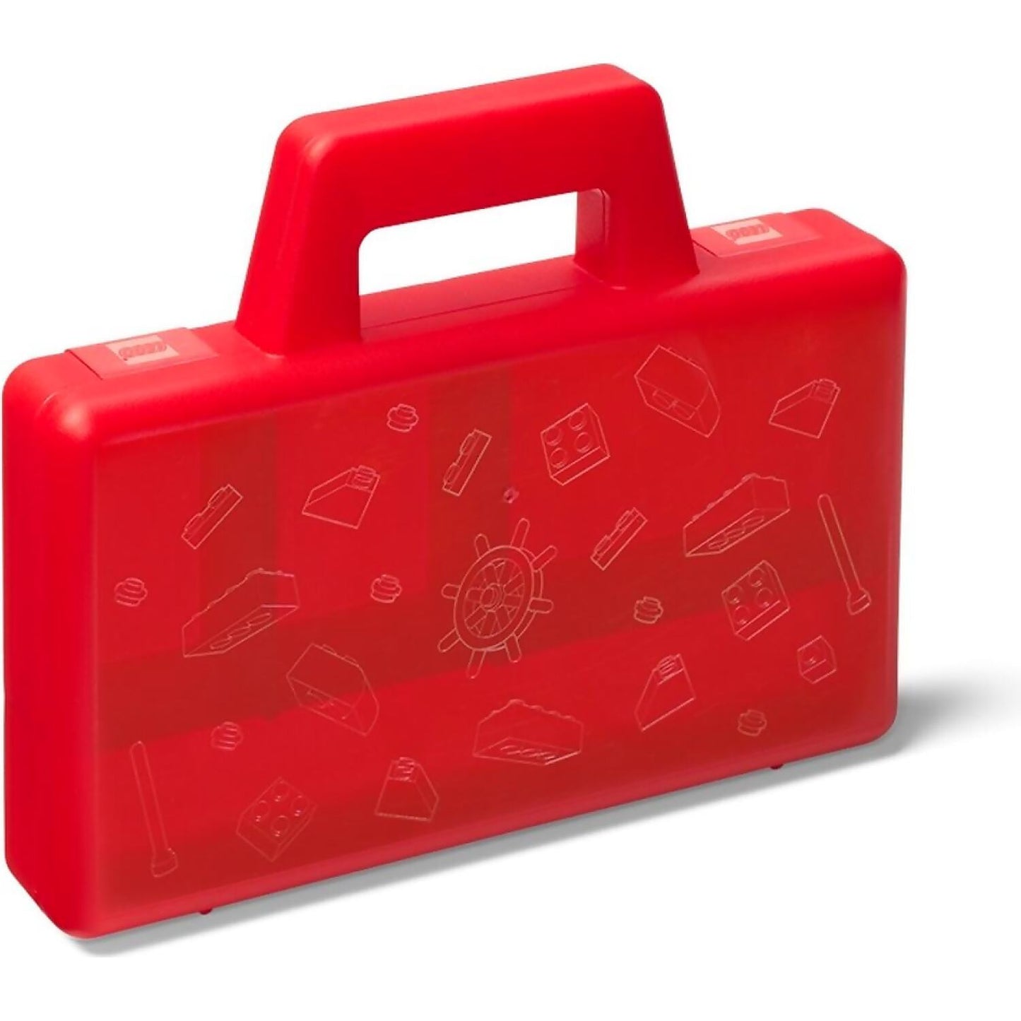 LEGO Transparent Red Sorting Case To Go - Room Copenhagen