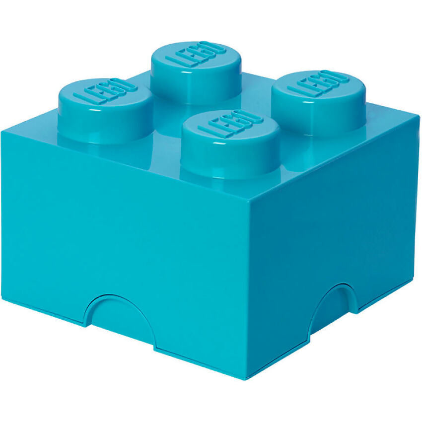 LEGO Storage Brick 4 Studs Azure - Room Copenhagen