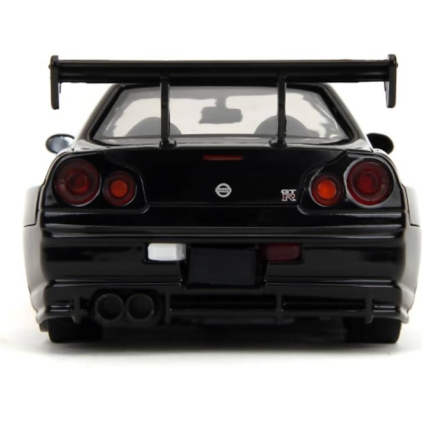 Jada Toys - Godzilla 2002 Nissan Skyline GT-R (R34) 1:24 Scale Diecast Vehicle