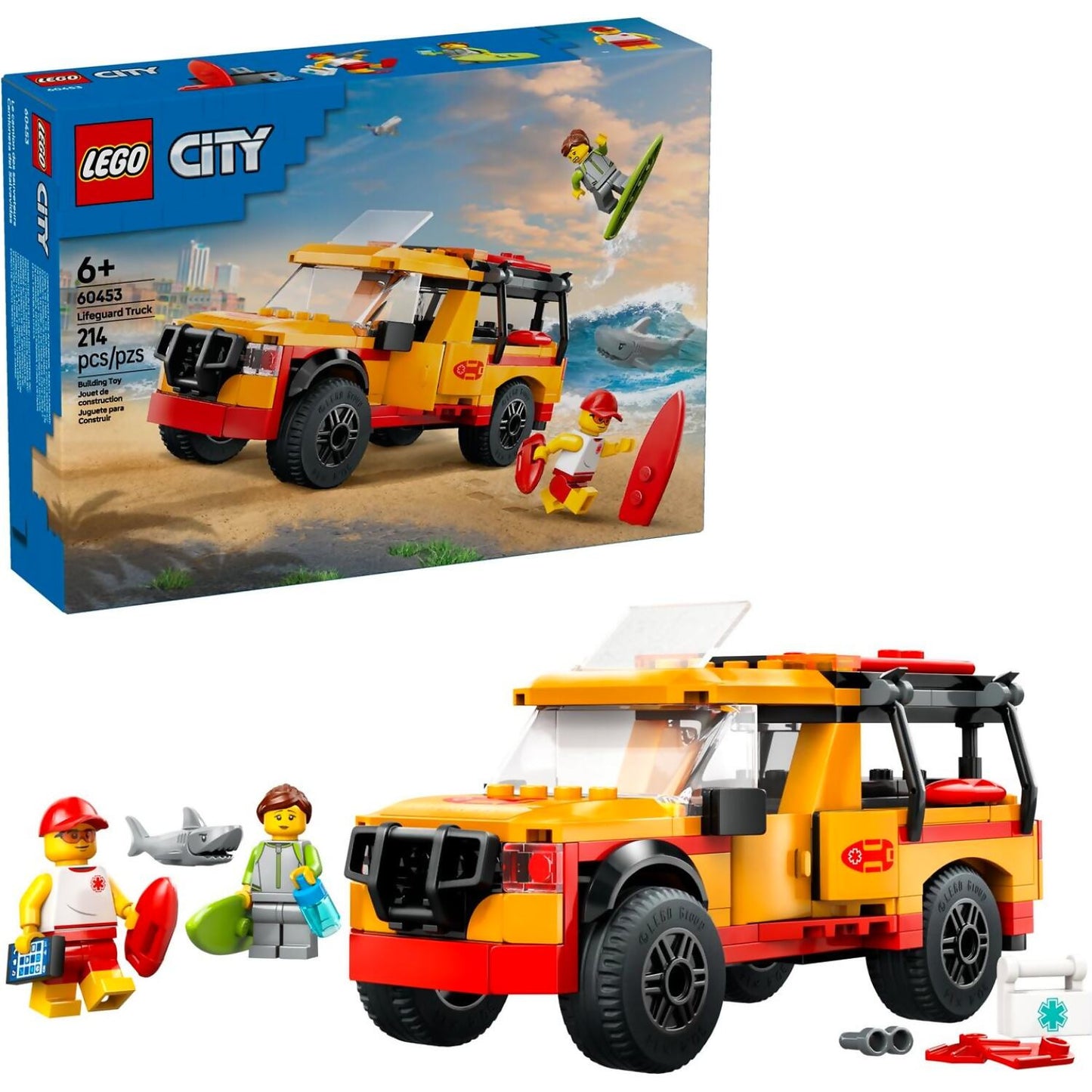 LEGO 60453 Lifeguard Beach Rescue Truck - City