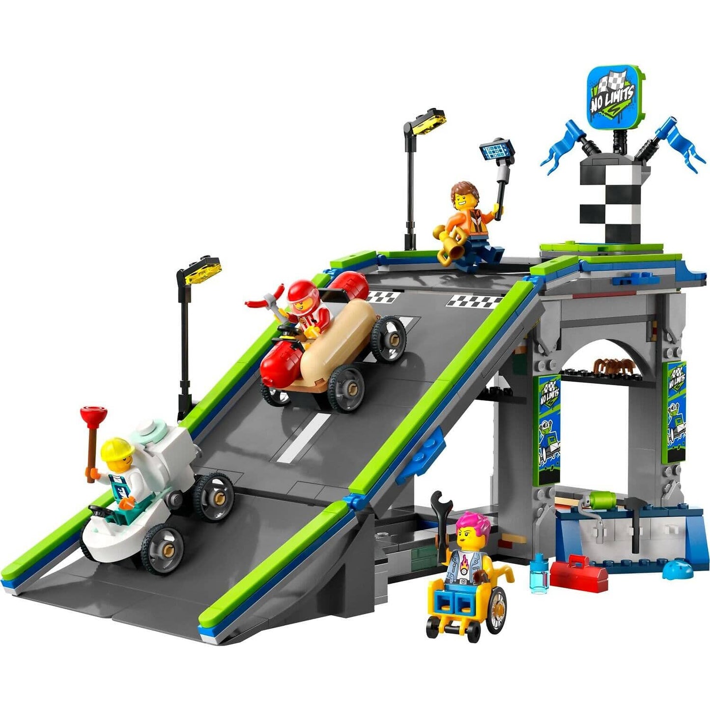 LEGO 60460 No Limits: Race Car Ramp Track - City