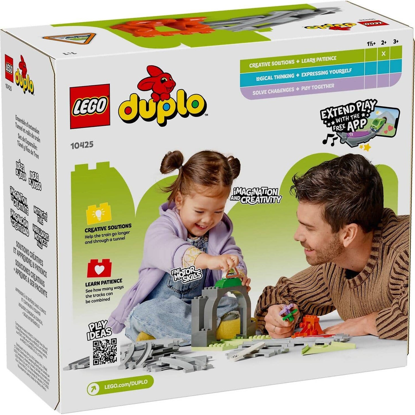 LEGO 10425 Train Tunnel And Tracks Expansion Set - Duplo