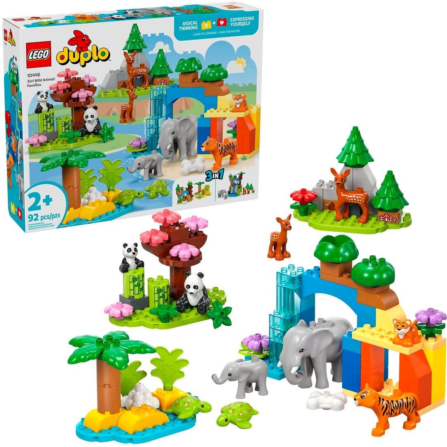 LEGO 10446 3in1 Wild Animal Families - Duplo