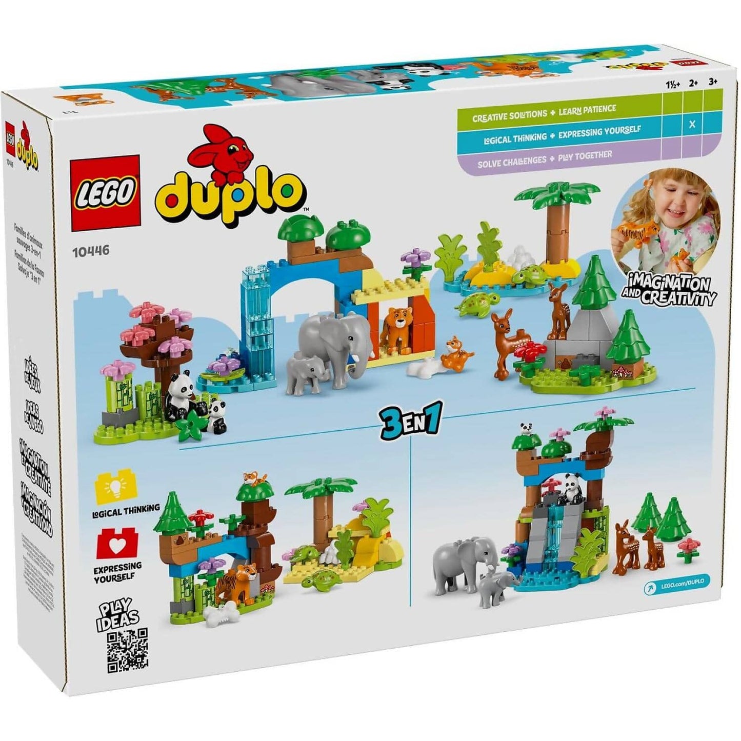 LEGO 10446 3in1 Wild Animal Families - Duplo